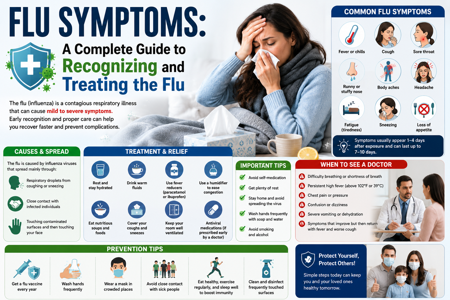 Flu Symptoms A Complete Guide to Recognizing and Treating the Flu Flu Symptoms : A Complete Guide to Recognizing and Treating the Flu