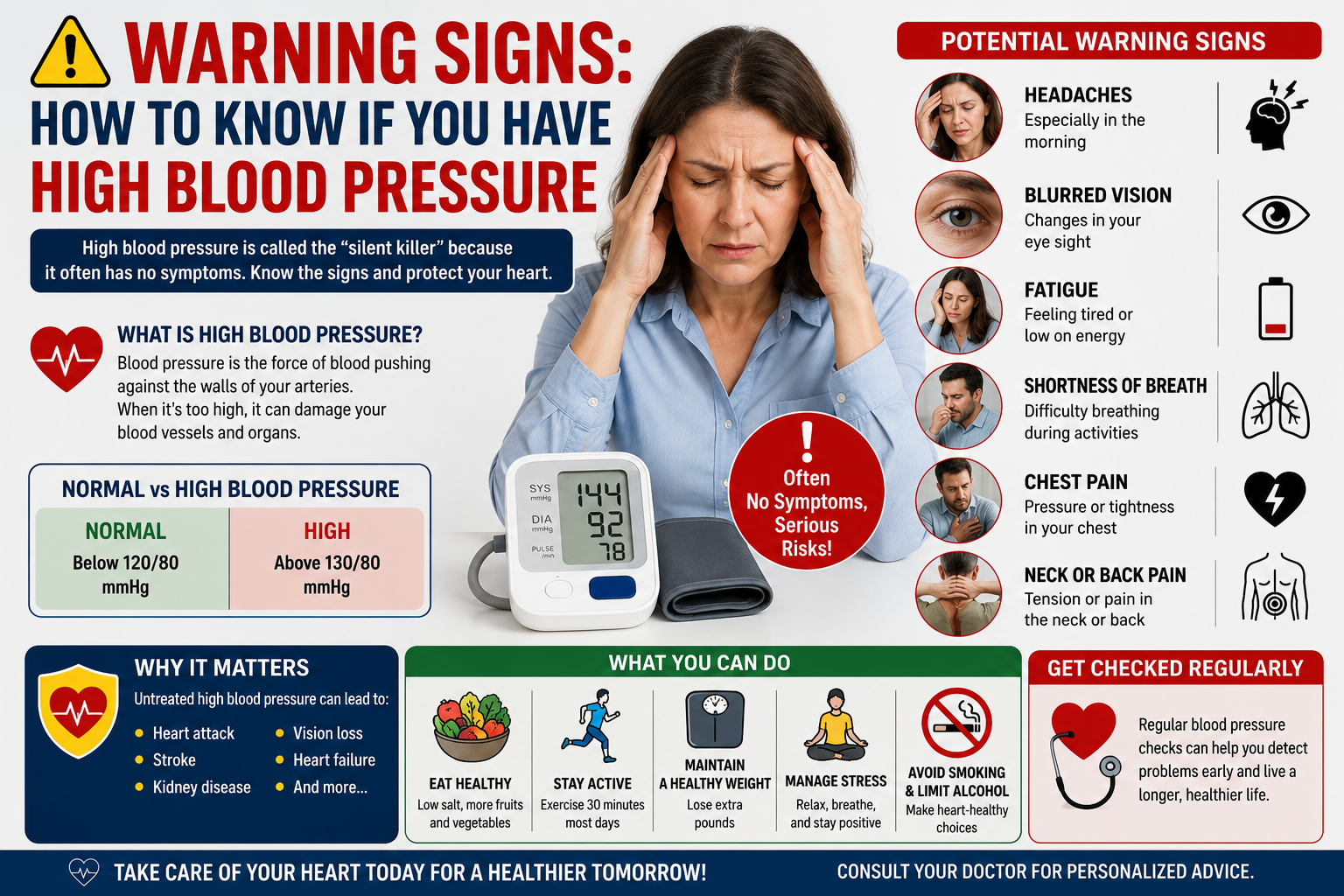 Warning Signs: How to Know if You Have High Blood Pressure